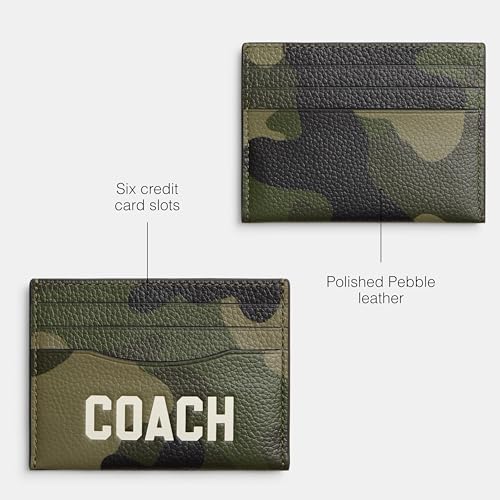 Coach Men's Flat Card CASE, Camo, One Size3