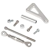 551411 SBC Billet Alternator Bracket Adjustable LWP For Small Block Chevy Kit 305 327 350 383 5.0L...