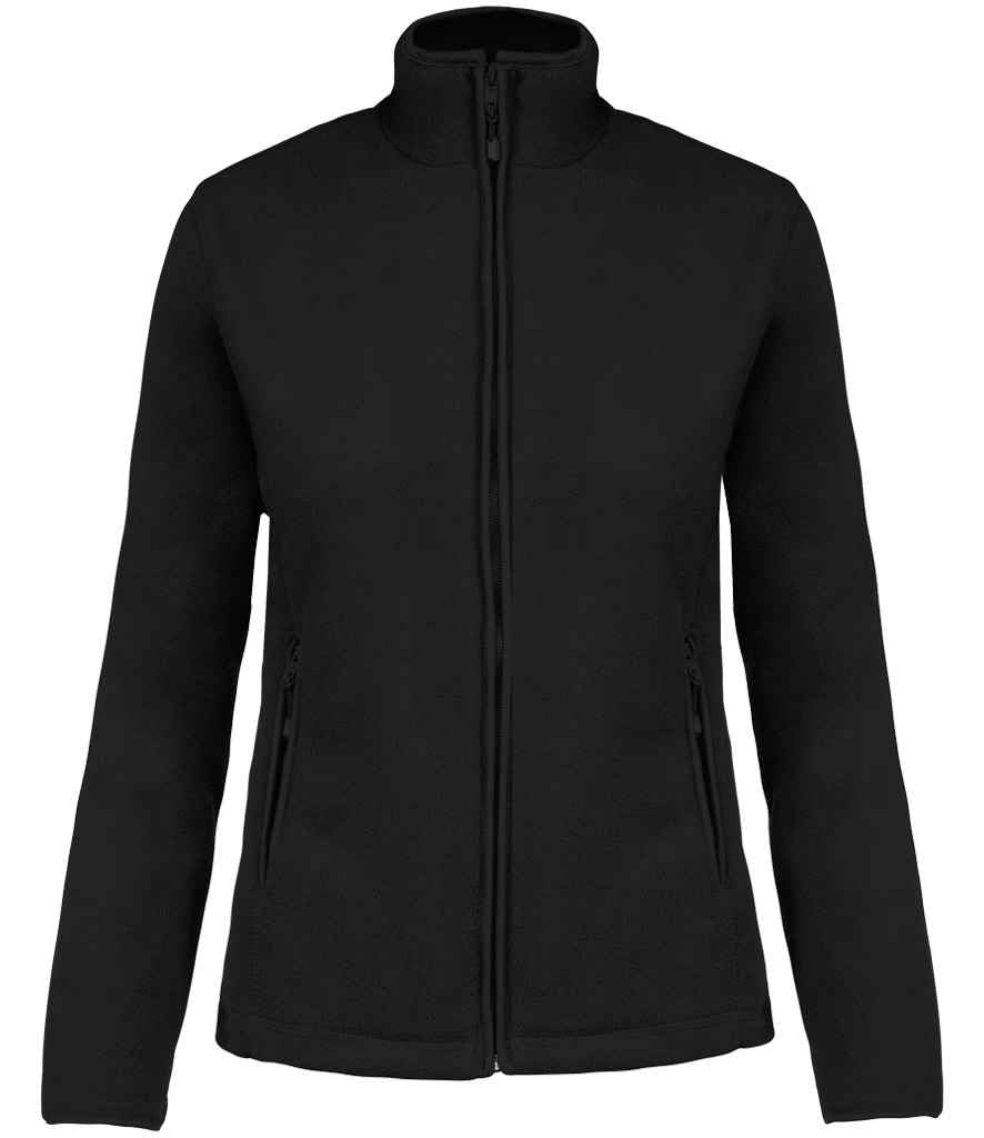 COOZO Ladies Maureen Micro Fleece Jacket - Black - L