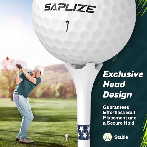 SAPLIZE 100 Pack Mixed Size Golf Tees