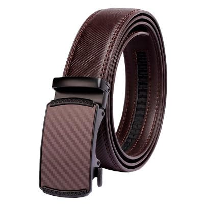 Men's Belt with Adjustable Buckle for Dress
