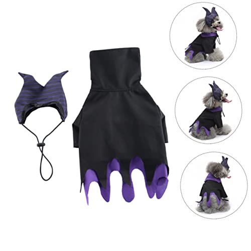 Disfraz estilo bruja para perro POPETPOP talla M miniatura 7