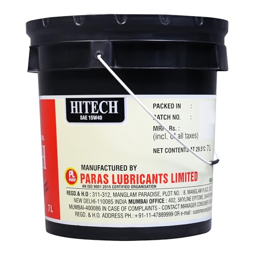 Image of PALCO HITECH 15W40 API: CI4 / SL Heavy Duty Diesel Engine Oil Synthetic Technology | Maximum Power & Superior Protection | For SUVs, MUVs & Crossovers | 7 Litres