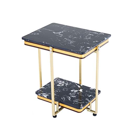 Home Side Table Desksofa Coffee Table Corner Table Marble Panel Metal