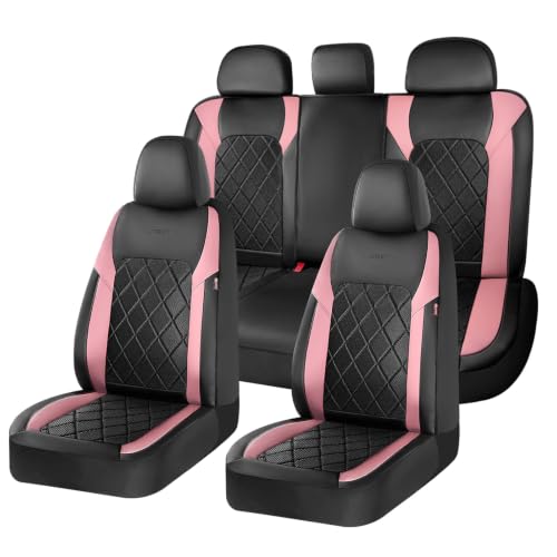 Image of Coverado Car Seat Covers, Seat Covers Full Set, 5 Seats Automotive Seat Cover, Mesh Breathable Seat Protectors, Universal Fit for Most Cars