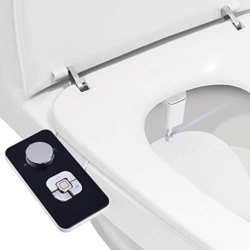 Bidet Attachment - SAMODRA Non-electric Cold Water Bidet Toilet Seat Attachment with Pressure