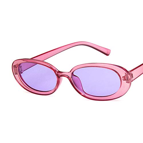 Image of Shiratori Women's Retro Oval Holiday Sunglasses Non-polarized UV400