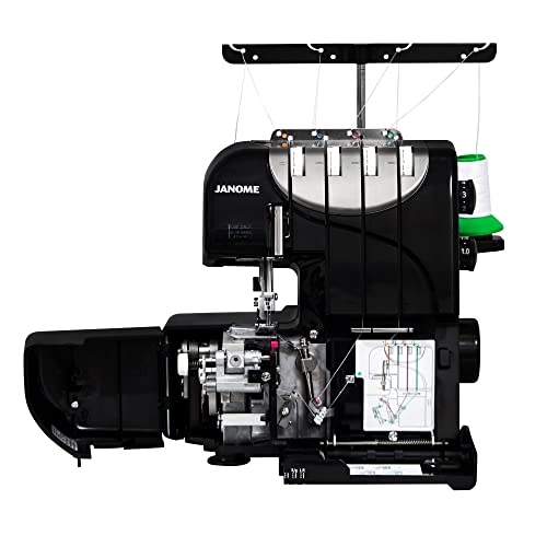 Janome Hd4 Vintage Black Edition Heavy Duty Serger #TOP4