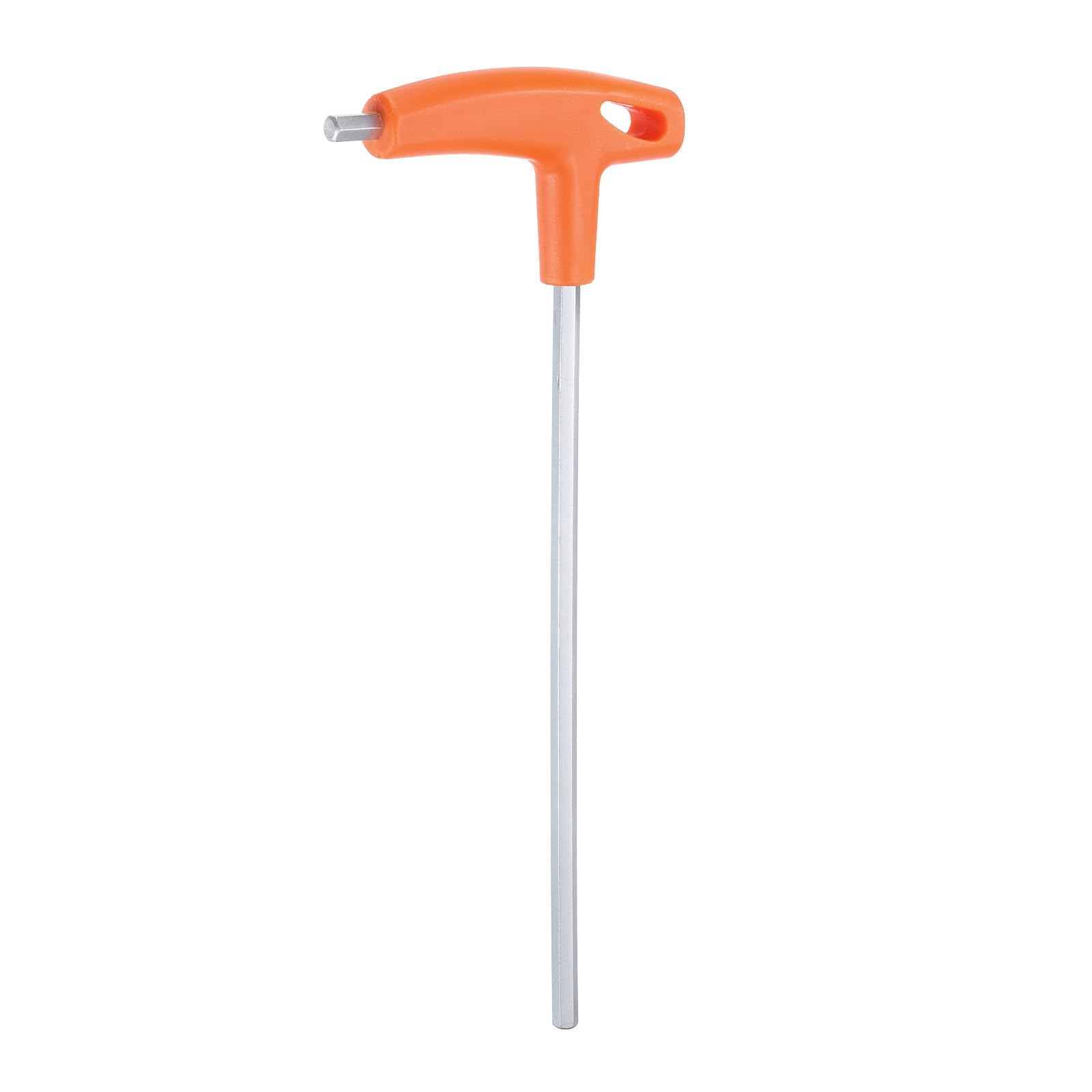 sourcing map T-Handle Hex Key Wrench 5mm Metric CR-V Extra Long Arm T-Key Inner Hexagon Wrenches Spanner for Automotive Household Maintenance, Orange