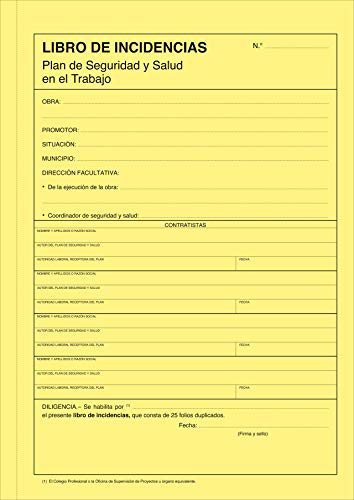 PAQ, 3 Bücher für Sicherheit und Gesundheit, A4, 25 Blatt doppelt belegt und nummeriert.