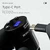 DGT WX6 Tattoo Machine Battery Pack with RCA/DC input 1300mAh 4-6 hrs running time Type-C Fast Charging Port (Black RCA)