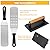 Terlulu Griddle Accessories Kit, 28 PCS Flat Top Grill Accessories for Blackstone and Camp Chef, Metal Spatula Set with Burger Press, Melting Dome, Tongs, Scraper, Carry Bag for Outdoor Grilling BBQ