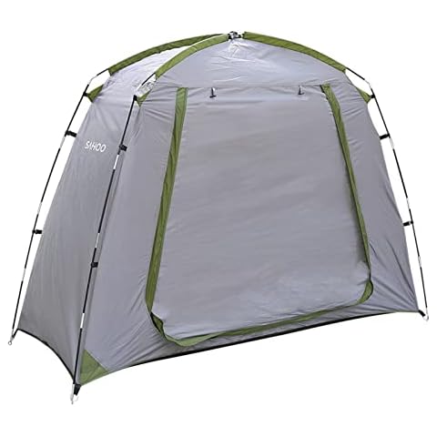 Sunydog Waterproof Outdoor Bicycle Storage Shed Bike Tent Silver Coated Polyester Bike Shelter Space Saving Bicycle Garden Tool Storage Cover Cover