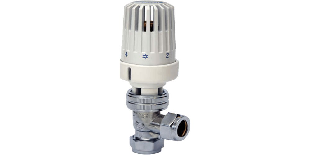 Salus Thermostatic Radiator Valve (TRV) 15mm Angled White/Chrome Finish  Supplied with a 10mm Reducer TRV310A : Amazon.co.uk: DIY u0026 Tools