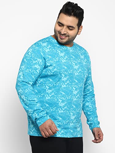 Image of Urbano Plus Men's Printed Full Sleeve Regular Fit Cotton T-Shirt