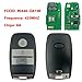 Keyless Smart Remote Key for Kia Picanto 2021 2022 Replace# 95440-G6100 95440G6100