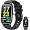 Smartwatch Herren Damen, 1,57" HD Fitnessuhr Herren mit Telefonfunktion, Wasserdicht Smart Watch 110+ Sportmodi, Fitness Tracker mit Herzfrequenz Schlafmonitor Schrittzähler, Sportuhr für Android iOS