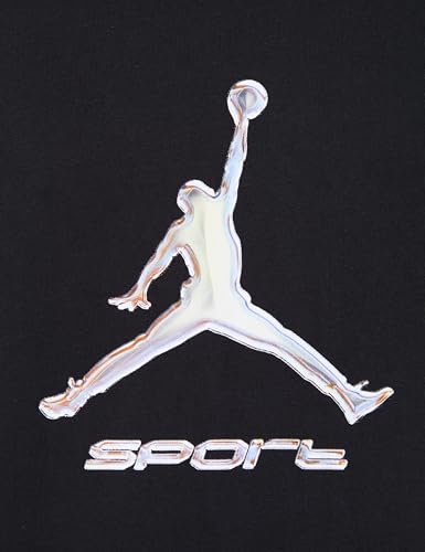 NIKE Jordan Sport T-Shirt, Negro/Blanco, XL para Hombre