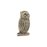 Infinity Decor Antique Owl Shaped Front Door Knocker - Solid Brass Door Knocker for Front Entrance Door Gate