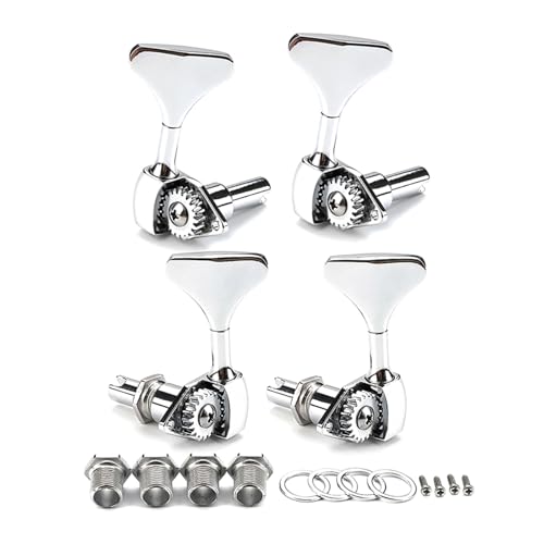 Chevilles de rechange pour accordeur de basse électrique 4 cordes mécaniques guitare basse