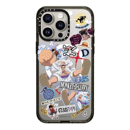 CASETiFY MagSafe ΉCpNg iPhone 15 Pro Max P[X [MILKi (4x MIL-STD-810G) / 2.5m̗NA / One Piece ] - NA ubN - Luffy Gea