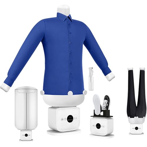 HENGCMM Plancha Automática con Función de Vapor, Máquina de Planchado para Camisas Y Blusas, Plancha de Aire Caliente, Ajustable Y Suave con Todo Tipo de Tejidos para Camisas Y Pantalones C