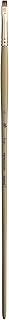 Princeton Artist Brush Co. Imperial Series 6600 - Synthetic Mongoose Paint Brush - Bright Size 6 Long Handle Paint Brush - Single Paint Brush for Acrylic and Oil Painting