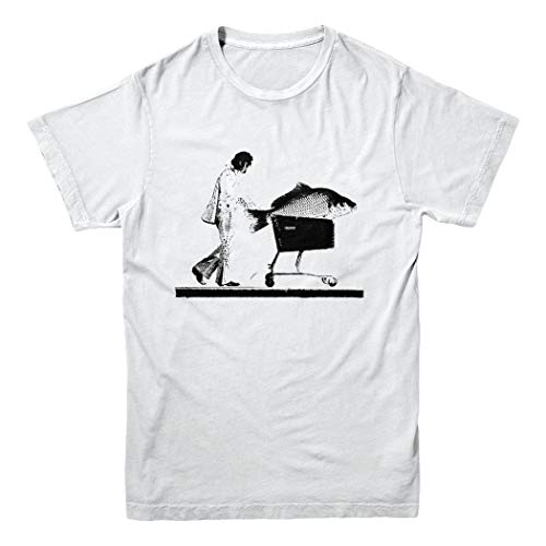 Fishing T-Shirt Officiel The King Hooked t-shirt de pêche noir col rond en coton