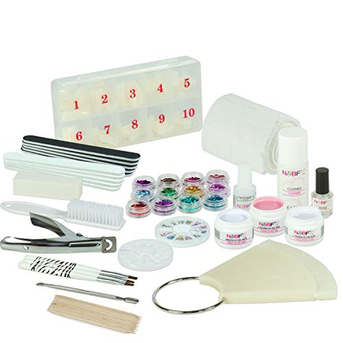 UV-Gel Deluxe Red Passion XXXL Starter Set-Nagelset mit Nailart, UV-Lampe und UV Gel ideales Starterset – Bild 4