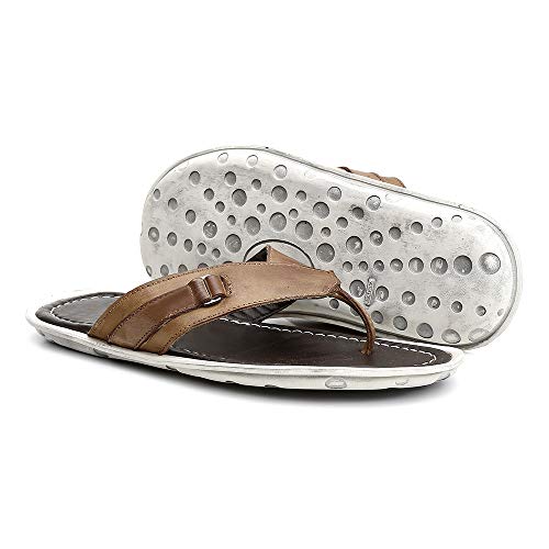 Chinelo Masculino Freewind Couro Fly Tabaco 90092 Tamanho:41/42