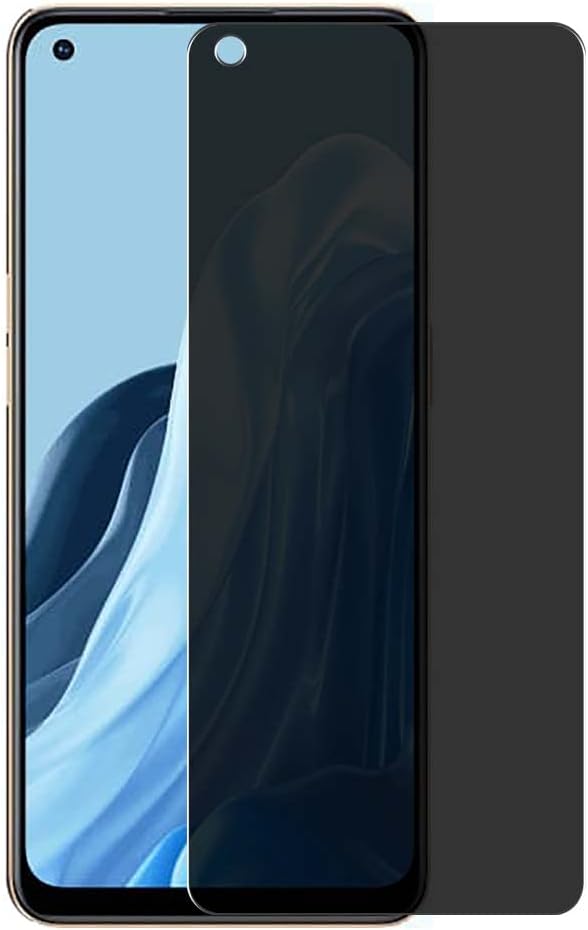 Privacy Screen Protector, compatible with OPPO Reno7 Reno 7 4G Anti Spy Film TPU Guard （ Not Tempered Glass Protectors ）, Black