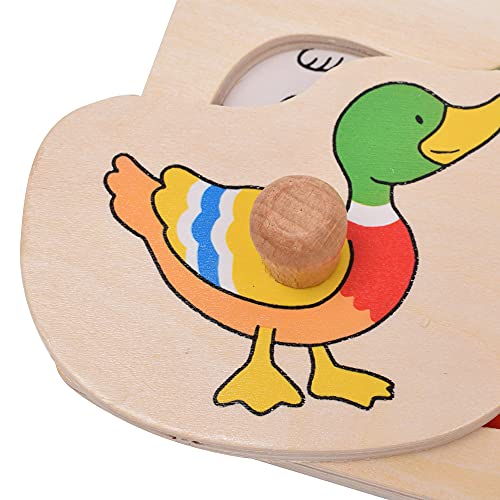 goki 57585 Steckpuzzle mit Hintergrund was gehört zu WEM – Bild 6