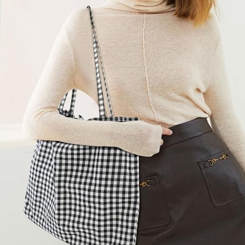 Bolso Tote para mujer y niñas de algodón miniatura 3