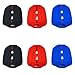 for Isuzu D-MAX Jim 2 Button Silicone Car Key Shell Fob Cover (Black)