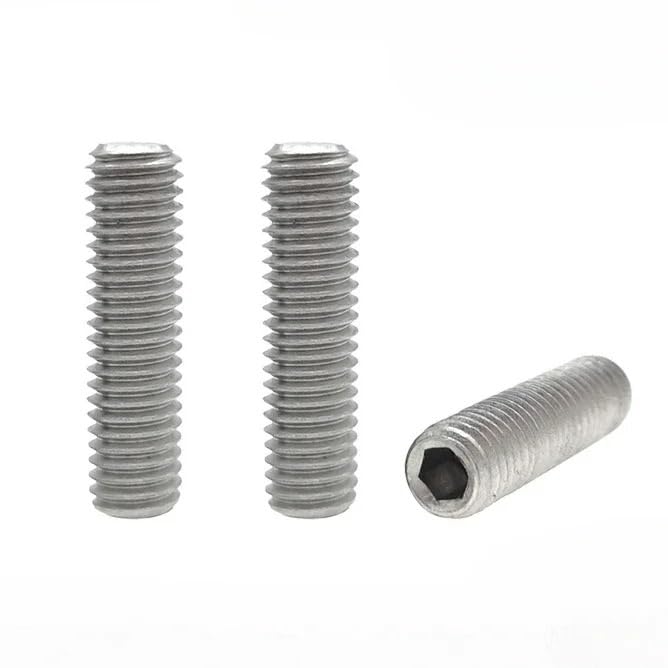 Tornillos de fijación con punta de copa de titanio puro TA2 GR2, M1.6-M10, longitud de 3 a 60 mm, tornillos prisioneros sin cabeza con casquillo hexagonal, 10 unidades por paquete(Flat-M8x85mm)
