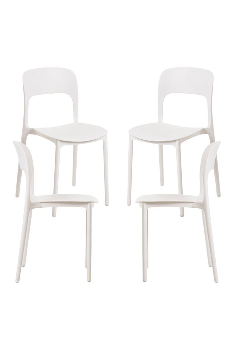 Regalos Miguel - Packs Sillas Jardín - Pack 4 Sillas Ambiance - Blanco