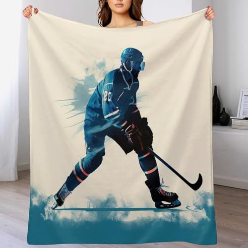 Eishockey Decke, Warme Decken, Wohndecke, Weich & Komfort Flannel Wolldecke, Sofadecke, Fleecedecke, Tagesdecke (130×150cm) Eishockey Decke, Warme Decken, Wohndecke, Weich & Komfort Flannel Wolldecke, Sofadecke, Fleecedecke, Tagesdecke (130×150cm)