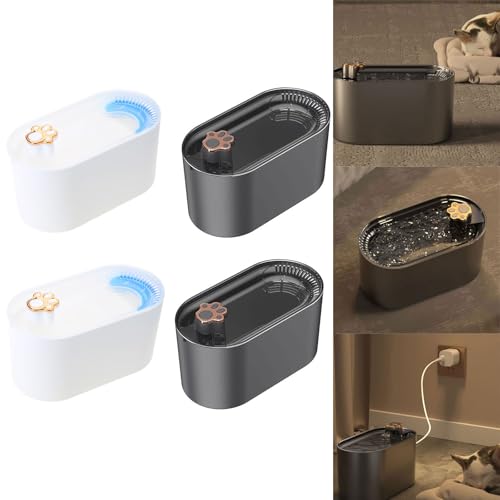 Fuente automática de agua para gatos y perros 101oz miniatura 2