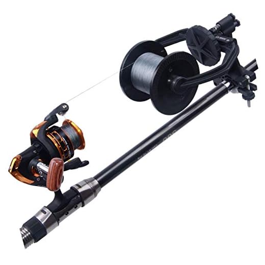 Fishing Line Spooler System - Portable Fishing Line Winder Reel Spooler Spooling Station Baitcast Line Spooling Machine Fishing Tool