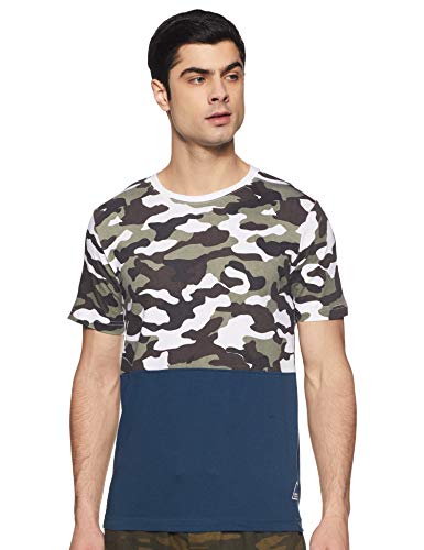 Image of Amazon Brand - INKAST Men's Color Block Regular Fit T-Shirt