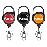 La lanière extensible est extensible jusqu'à 65 cm et peut supporter un poids de 0,18 livre. Il maintient vos clés et autres équipements de pêche en toute sécurité, avec une laisse rétractable qui facilite la sécurisation des objets et les empêche de tomber dans l'eau.