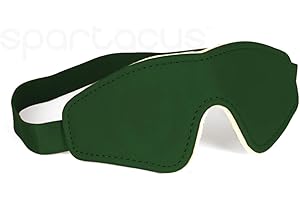 Spartacus PU Blindfold W/Plush Lining - Green | Meditation Mask