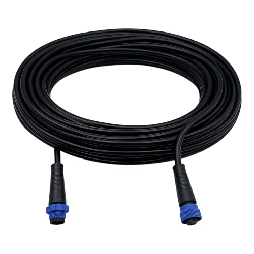 Cable Extension for Philips Hue Outdoor Low Voltage Lights - 16.5Foot Weatherproof Power Cord Compatible with Hue Outdoor Light Strip Requires Hue Bridge for Smart Control