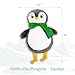 GRRREEN Dog Toys | Holiday Plush Toy Penguin Stuffed Animal for Dogs | Medium Eco Friendly Toy - Easy to Clean and Made from Non Toxic Materials