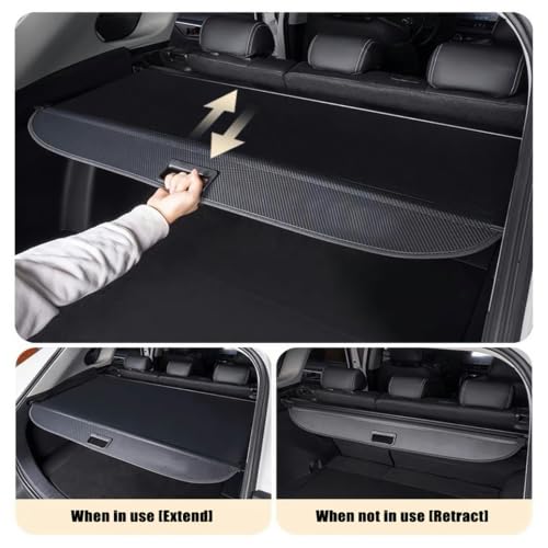 Pantalla retráctil de maletero para Chery Tiggo 8 2026 impermeable y resistente 7