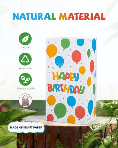 Hursroor GB-G-24 Happy Birthday Party Favor Bags thumb #3