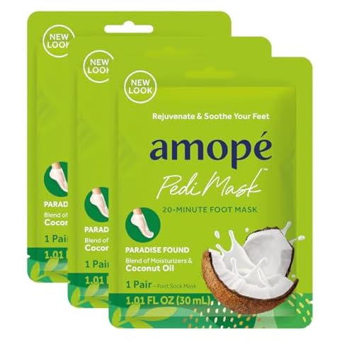 Amope PediMask Foot Socks Mask Cover