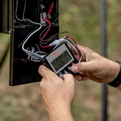 Wildgame Innovations Evolution Feeder 12V Digital Power Control Unit for Deer Hunting | Varmint-Proof Programmable Feeder Kit with 6 Available Feed Times & 30ft Feed Range - image 3