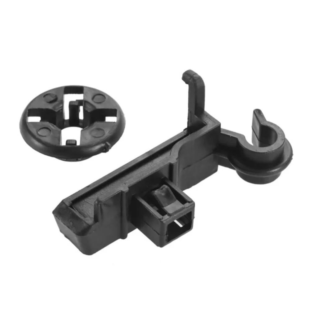 YTQMoreBNZ 2PCS OE# 53452-02060+ 2PCS OE#90480-15034 Compatible With Toyota Corolla 2003-2008 Set Of Hood Prop Rod Clamp Clip Bracket Fastener