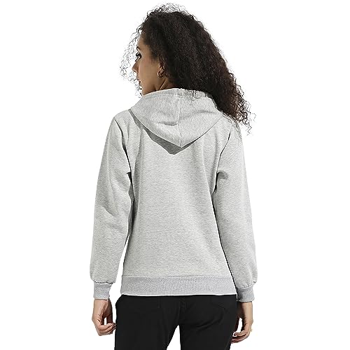 Image of PINACOLADA Women's Pullover Hoodie with Kangaroo Pockets for Casual Wear | Hooded Neck | Long Sleeve | Drawstring Closure | Cotton Sweatshirt Crafted with Comfort Fit for Everyday Wear